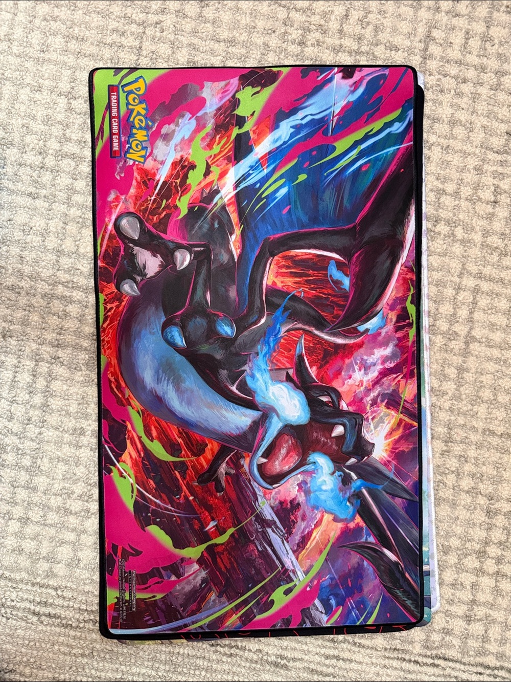 Pokemon trading card mat